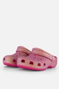 Crocs Classic Clogs Glitter Slippers roze Rubber