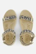 Woden Line Leopard Sandalen Leer