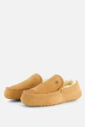 Warmbat Pantoffels cognac Suede