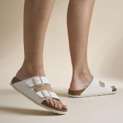 Birkenstock Arizona Slippers wit Synthetisch