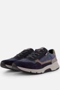 Outfielder James 06 Sneakers blauw Suede