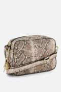 Tamaris Snake Schoudertas beige Synthetisch