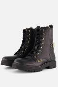 Vingino Veterboots zwart Leer