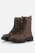 Mexx Star Leopard Veterboots brons Synthetisch