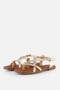 Oh My Sandals Sandalen goud Leer