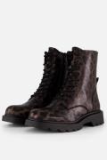 Tamaris Leopard Veterboots bruin Textiel