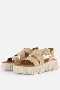 Tamaris Sandalen beige Leer