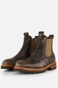 Panama Jack Elvin Igloo Chelsea Boots taupe Leer