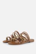 Marco Tozzi Slippers goud Synthetisch