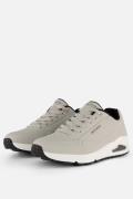 Skechers Uno Stand On Air Sneakers grijs Leer