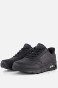 Skechers Slip-Ins Uno Instappers zwart Leer