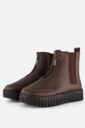 Ilse Jacobsen Tulip6372 Chelsea boots bruin Nylon