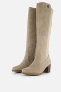 Rieker Hoge laarzen beige Suede