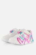 Skechers Uno Lite Graffiti Hearts wit Synthetisch