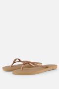 Havaianas Slim Slippers goud Rubber