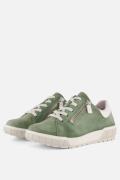 Feyn Sneakers groen Suede