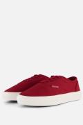 Tommy Hilfiger Vulc Cup CVS Sneakers rood Textiel