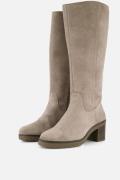 Feyn Hoge laarzen taupe Suede