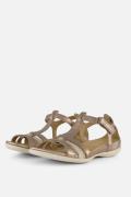 Ecco Flash Sandalen goud Leer