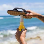 Reef Fanning Slippers zwart Synthetisch