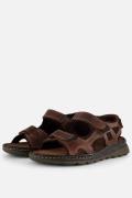 Outfielder Sandalen bruin Leer