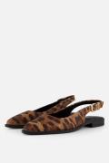 Tamaris Slingbacks bruin Panterprint Leer