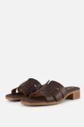 Oh My Sandals Slippers bruin Leer