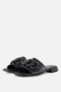 Gabor Slippers zwart Textiel