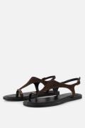 Tamaris Slippers bruin Leer