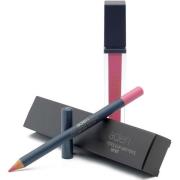 Aden Liquid Lipstick + Lipliner Pencil Set Mellow 20