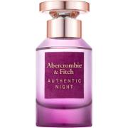 Abercrombie & Fitch Authentic Night Women EdT  50 ml
