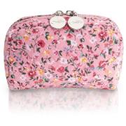 LULU'S ACCESSORIES Cosmetic Bag Small Floral Rose