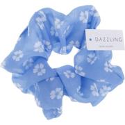 Dazzling Autumn Collection Scrunchie  Light Blue