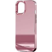 iDeal of Sweden iPhone 15 Clear Case Mirror Rose Pink