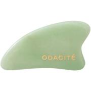 Odacité Crystal Contour Gua Sha Green Aventurine Beauty Tool