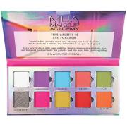 MUA Makeup Academy Eyeshadow Palette 10 Shades Neon Lights