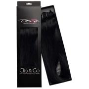 Poze Hairextensions Poze Standard Clip & Go Hair Extensions 1N Mi