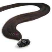 Poze Hairextensions Poze Keratin Standard 50cm 1B Midnight Brown