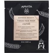 APIVITA Express Beauty Black Tissue Face Mask Detox & Purifying w