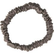 ByBarb Silk Hair Tie Thin Dark gray