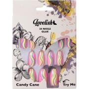 Lovelish Nails Candy Cane