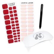 Love'n Layer Startkit Hand + Toe Light Pink & Grape Red