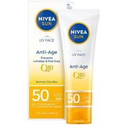 NIVEA SUN UV Face Anti Age Q10 Cream SPF 50 50 ml