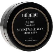 Nõberu of Sweden Moustache Wax Light Hold Sandalwood 25 ml