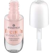 essence French Manicure Sheer Beauty Nail Polish 01 Peach Please!