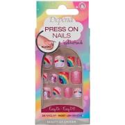 Depend Press On Nails Rainbow Unicorn