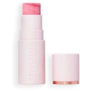 Revolution Beauty London Skin Silk Marble Blush Stick Pinched Lig