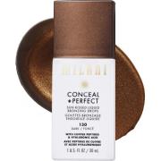 Milani Conceal + Perfect Sun Kissed Liquid Bronzing Drops Dark 13