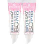 essence Birthday Bomb Shiny Lipgloss 01 Cake My Day! 10 ml x 2