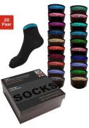 H.I.S Korte sokken in praktische cadeauverpakking (box, 20 paar)